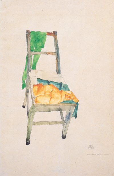 Two of My Handkerchiefs - 21-4-1912 by Egon Schiele